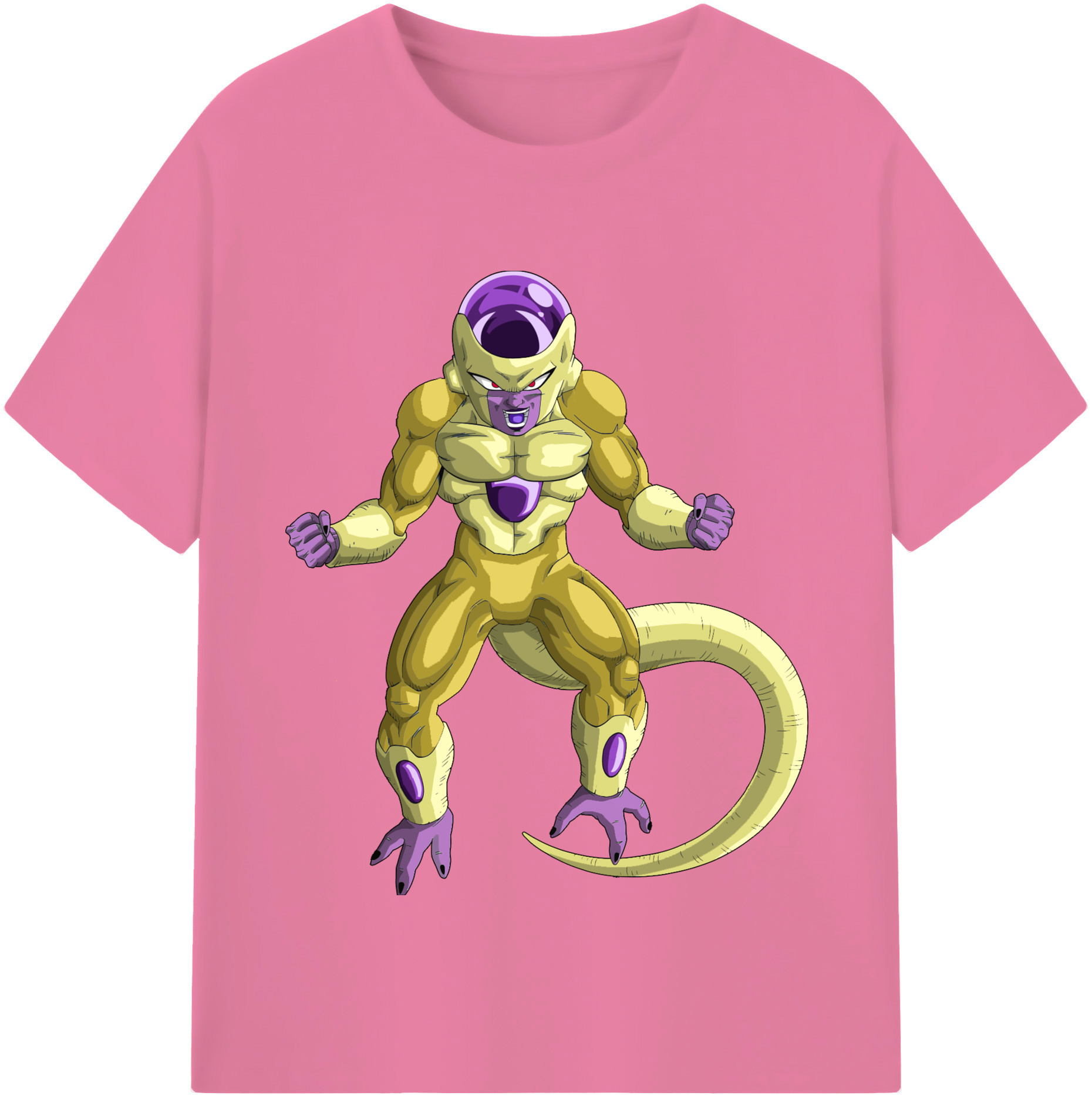 （画像用） ドラゴンボール フリーザ DRAGON BALL Frieza 綿100％半袖Tシャツ（フロントプリント）
